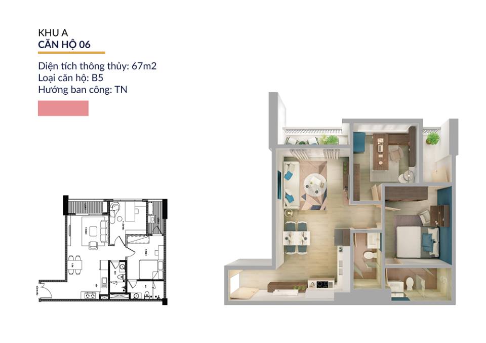 căn hộ mẫu 06 Athena complex Pháp Vân