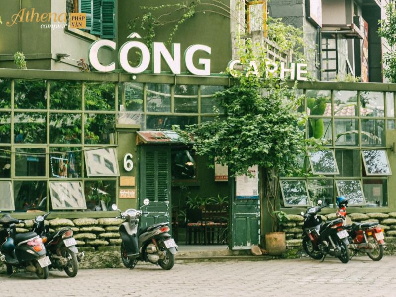 Cộng cafe Đền Lừ quận Hoàng Mai